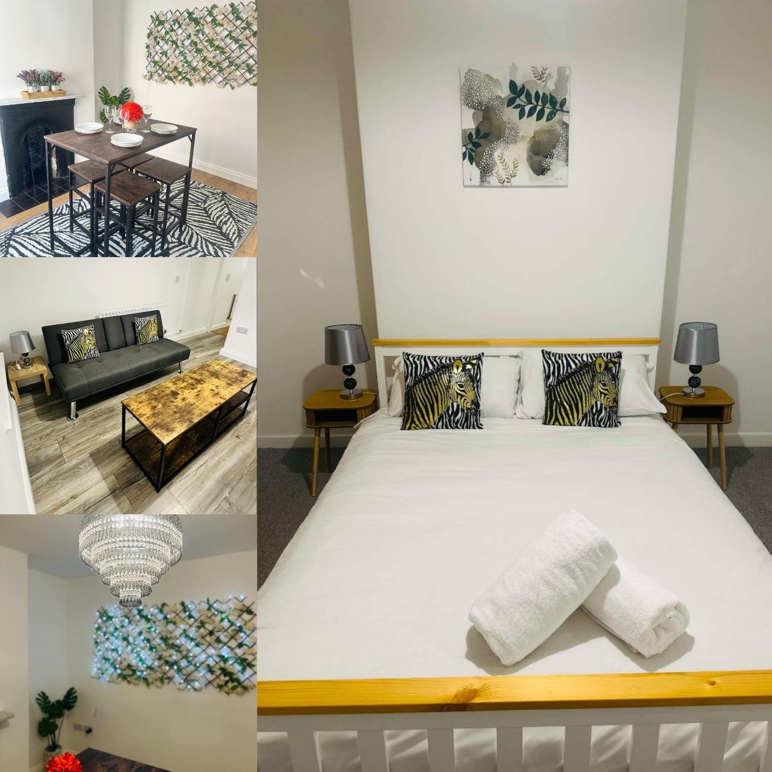 Modern 2 bedroom free parking+10mins walk to city3
